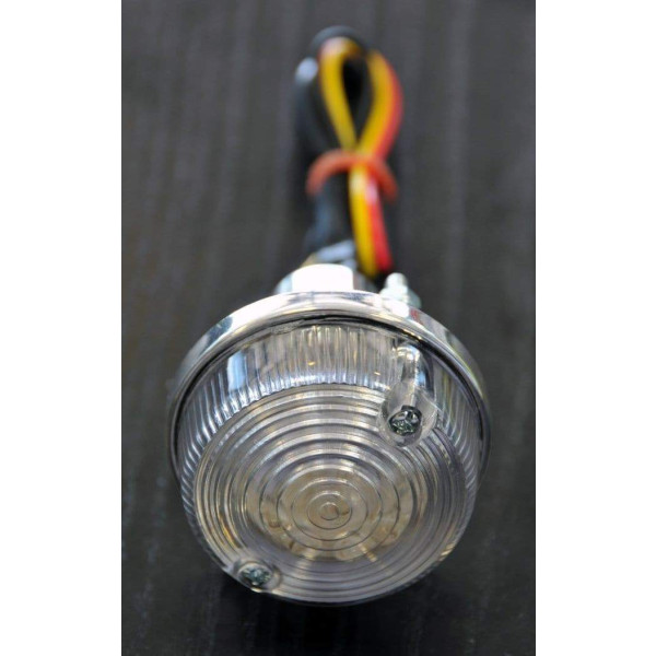 Ermax Ermax led round rear tail light pair | clear